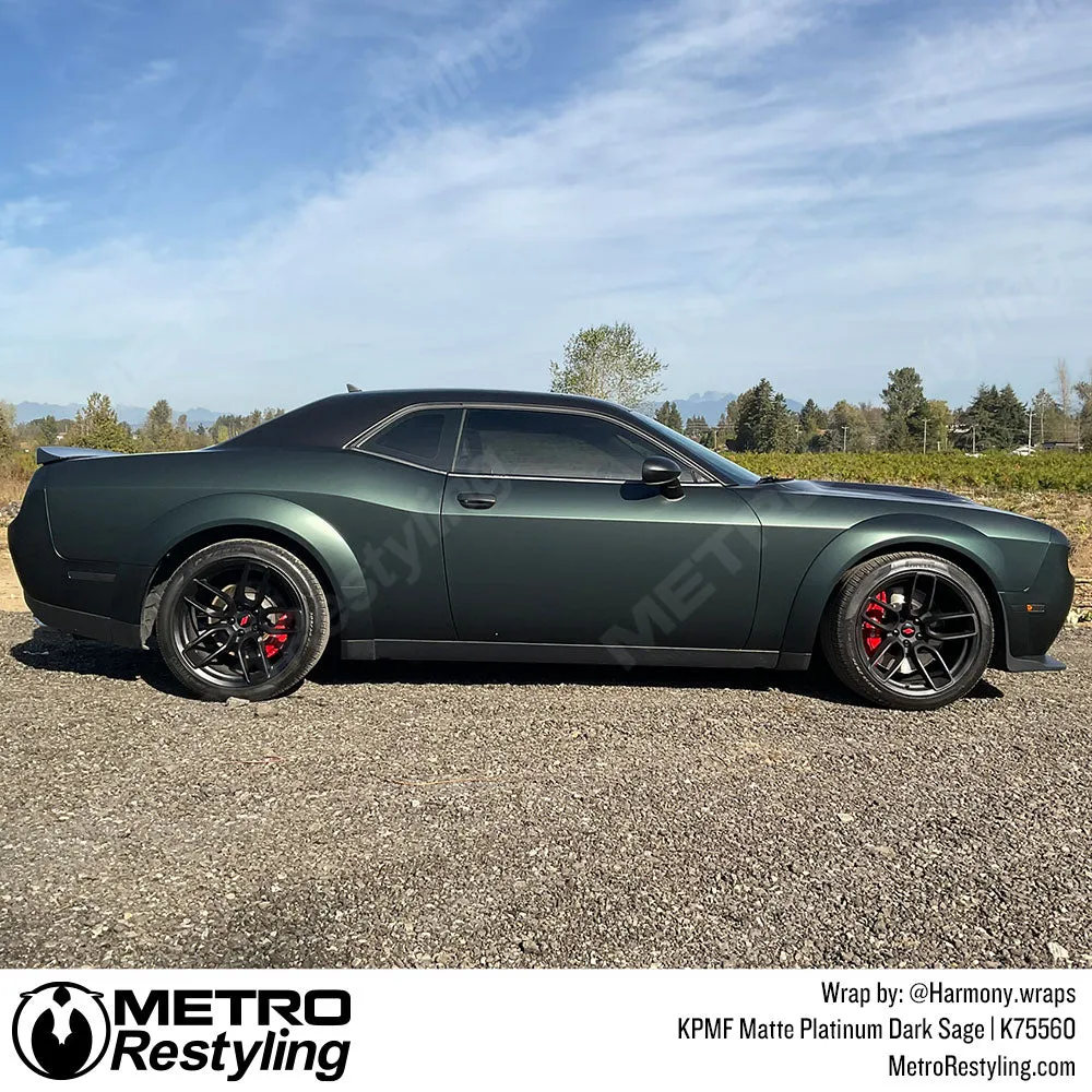 KPMF K75500 Matte Platinum Dark Sage Vinyl Wrap | K75560