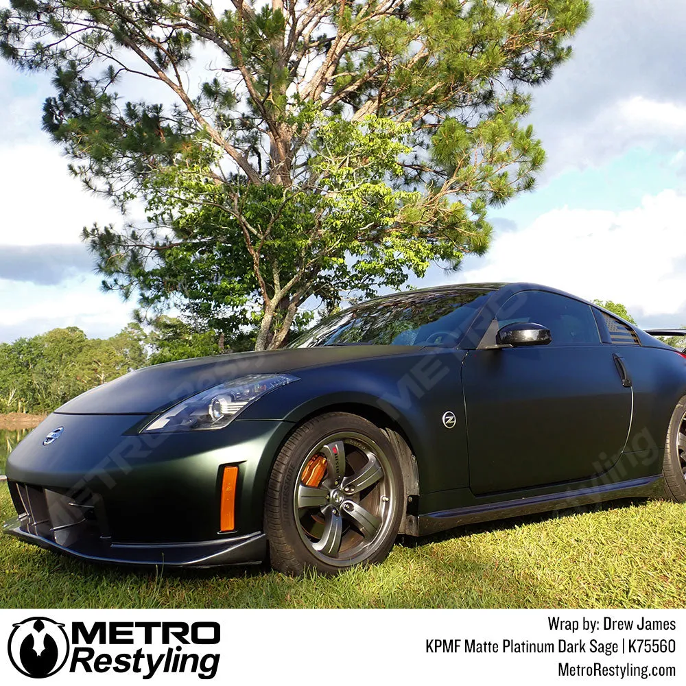 KPMF K75500 Matte Platinum Dark Sage Vinyl Wrap | K75560