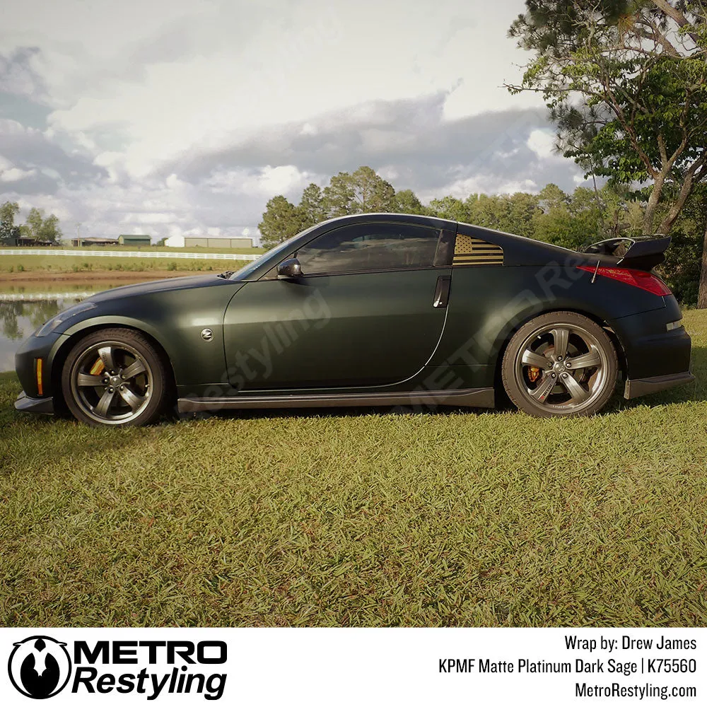 KPMF K75500 Matte Platinum Dark Sage Vinyl Wrap | K75560