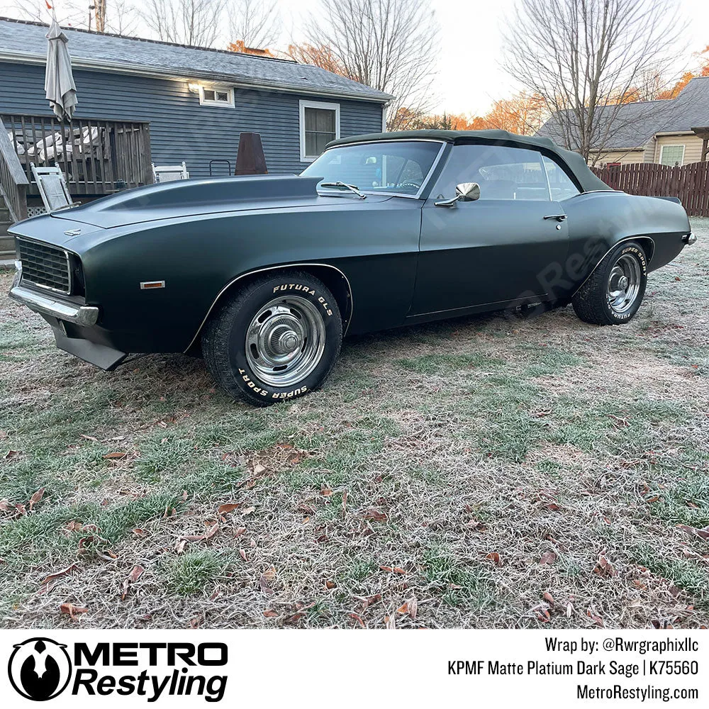 KPMF K75500 Matte Platinum Dark Sage Vinyl Wrap | K75560