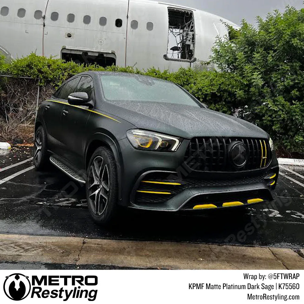 KPMF K75500 Matte Platinum Dark Sage Vinyl Wrap | K75560
