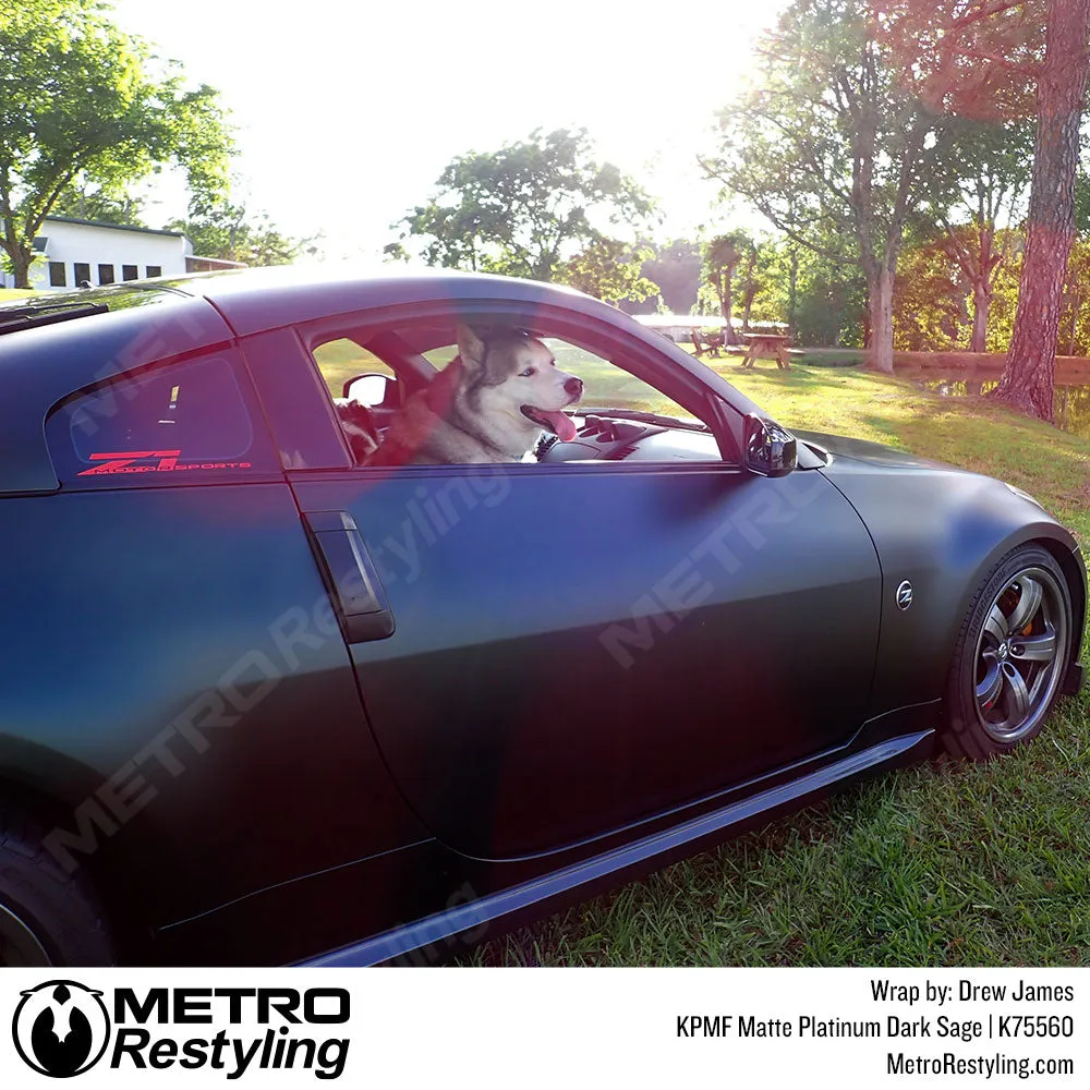 KPMF K75500 Matte Platinum Dark Sage Vinyl Wrap | K75560