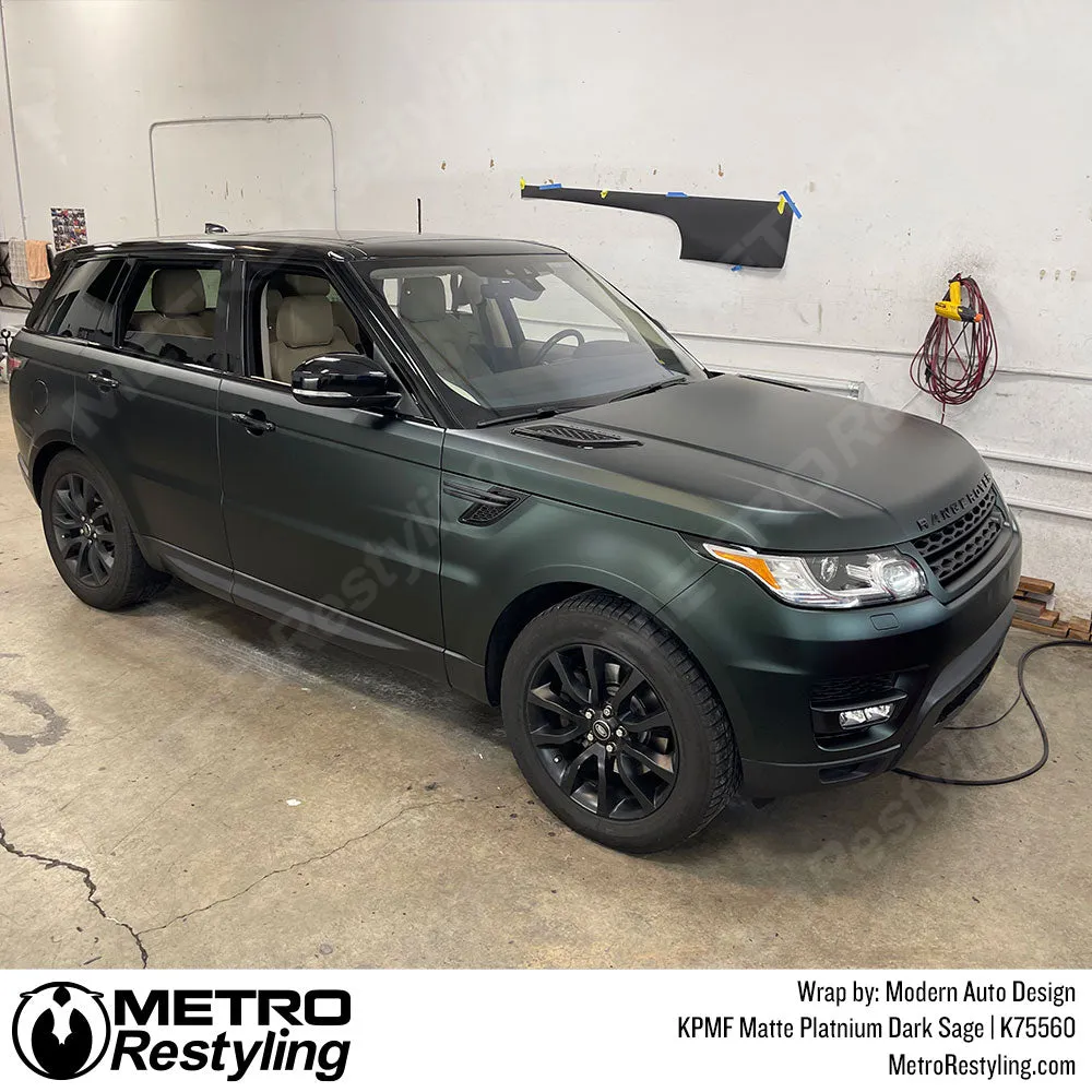 KPMF K75500 Matte Platinum Dark Sage Vinyl Wrap | K75560