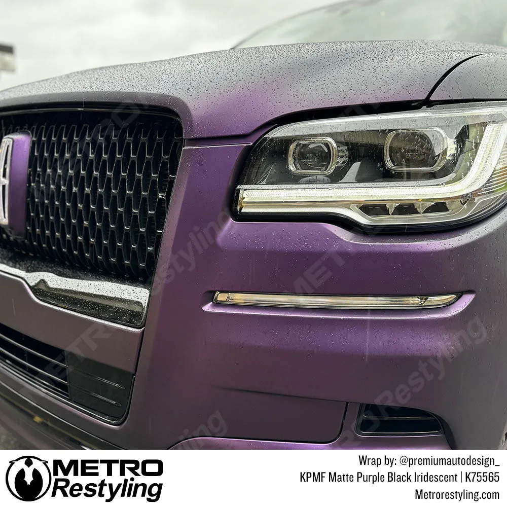 KPMF K75500 Matte Purple Black Iridescent Vinyl Wrap | K75565