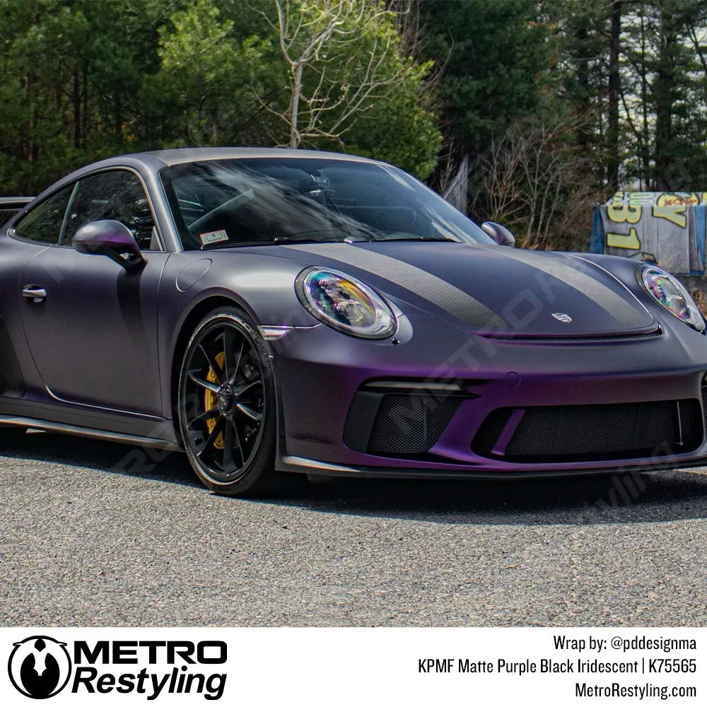 KPMF K75500 Matte Purple Black Iridescent Vinyl Wrap | K75565