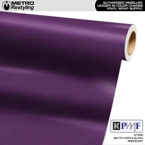 KPMF K75500 Matte Purple Black Iridescent Vinyl Wrap | K75565