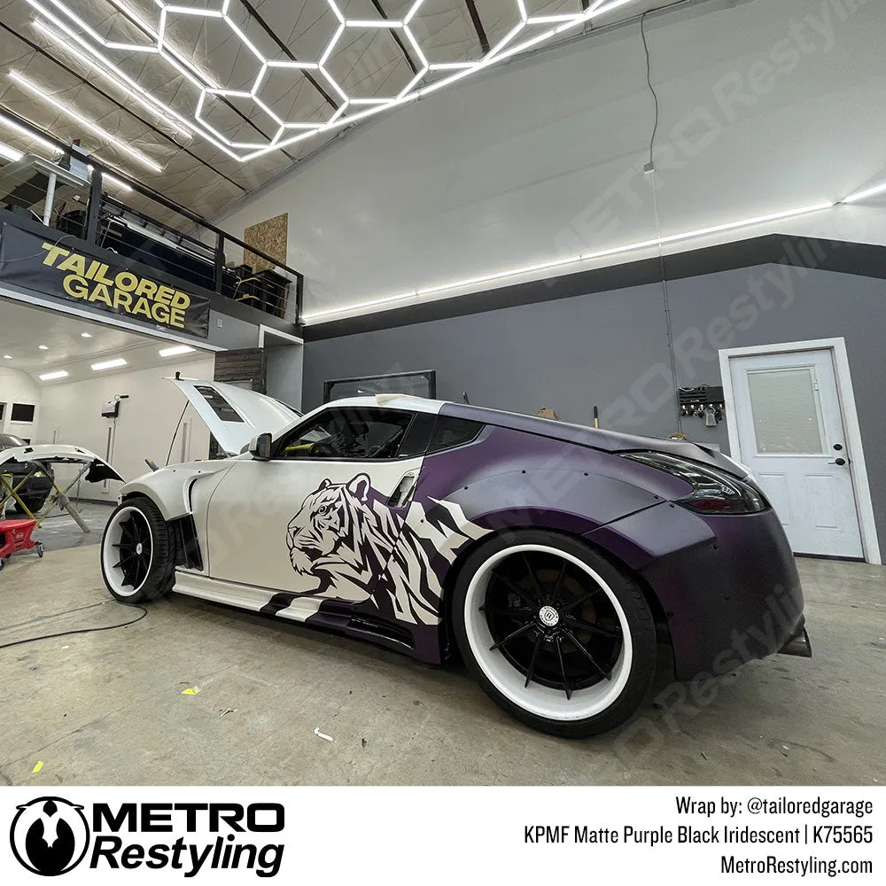 KPMF K75500 Matte Purple Black Iridescent Vinyl Wrap | K75565