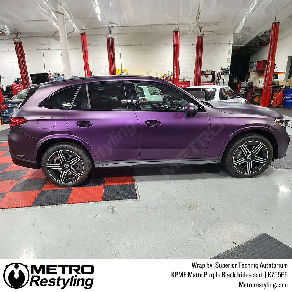 KPMF K75500 Matte Purple Black Iridescent Vinyl Wrap | K75565