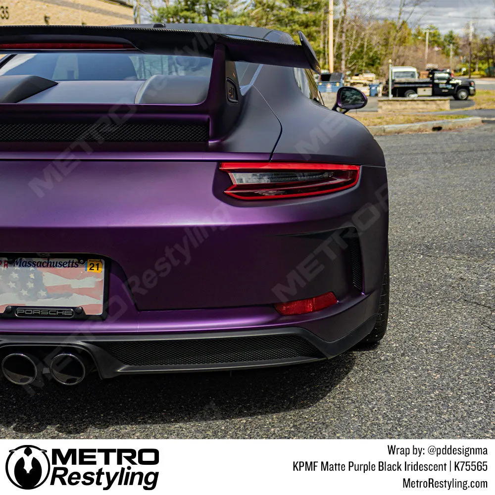 KPMF K75500 Matte Purple Black Iridescent Vinyl Wrap | K75565