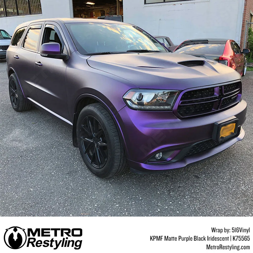 KPMF K75500 Matte Purple Black Iridescent Vinyl Wrap | K75565