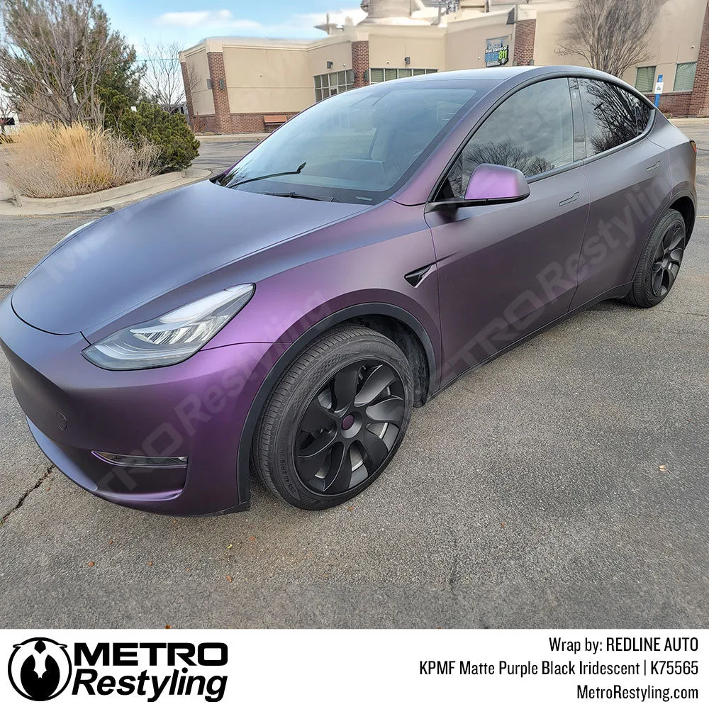 KPMF K75500 Matte Purple Black Iridescent Vinyl Wrap | K75565