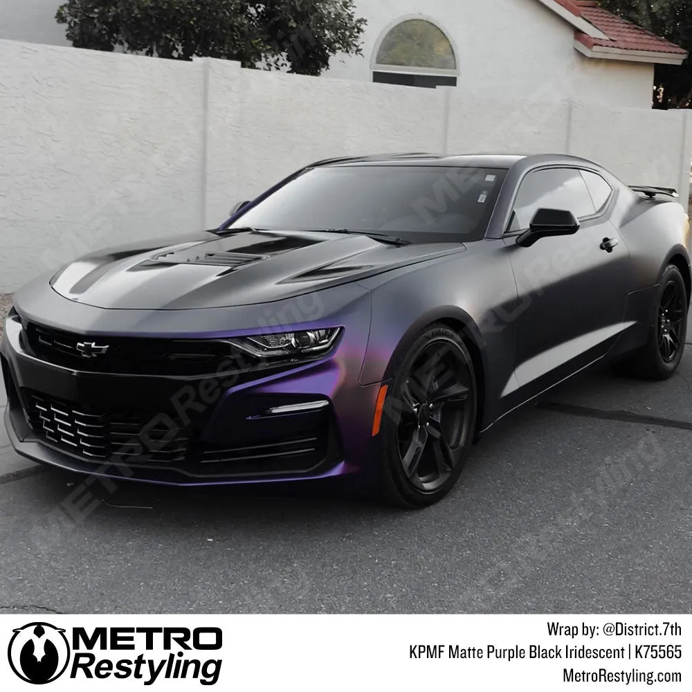 KPMF K75500 Matte Purple Black Iridescent Vinyl Wrap | K75565