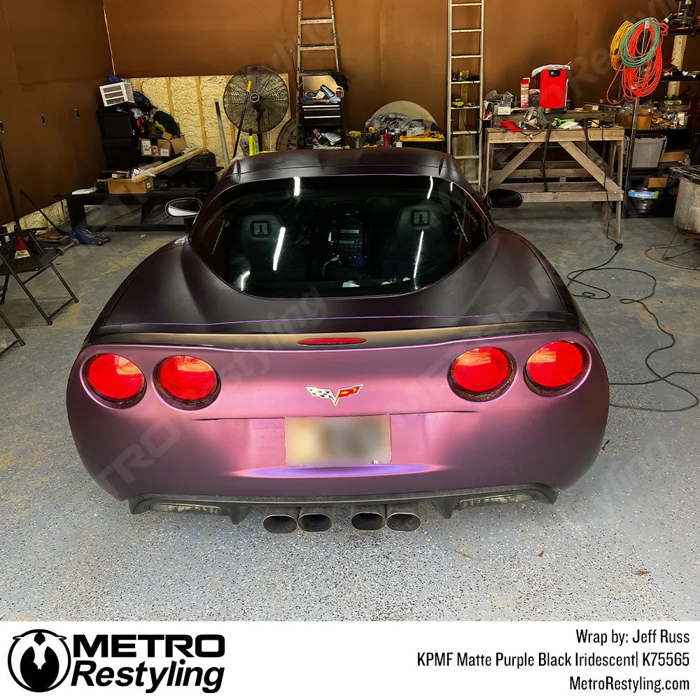 KPMF K75500 Matte Purple Black Iridescent Vinyl Wrap | K75565