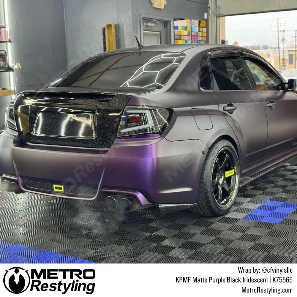 KPMF K75500 Matte Purple Black Iridescent Vinyl Wrap | K75565