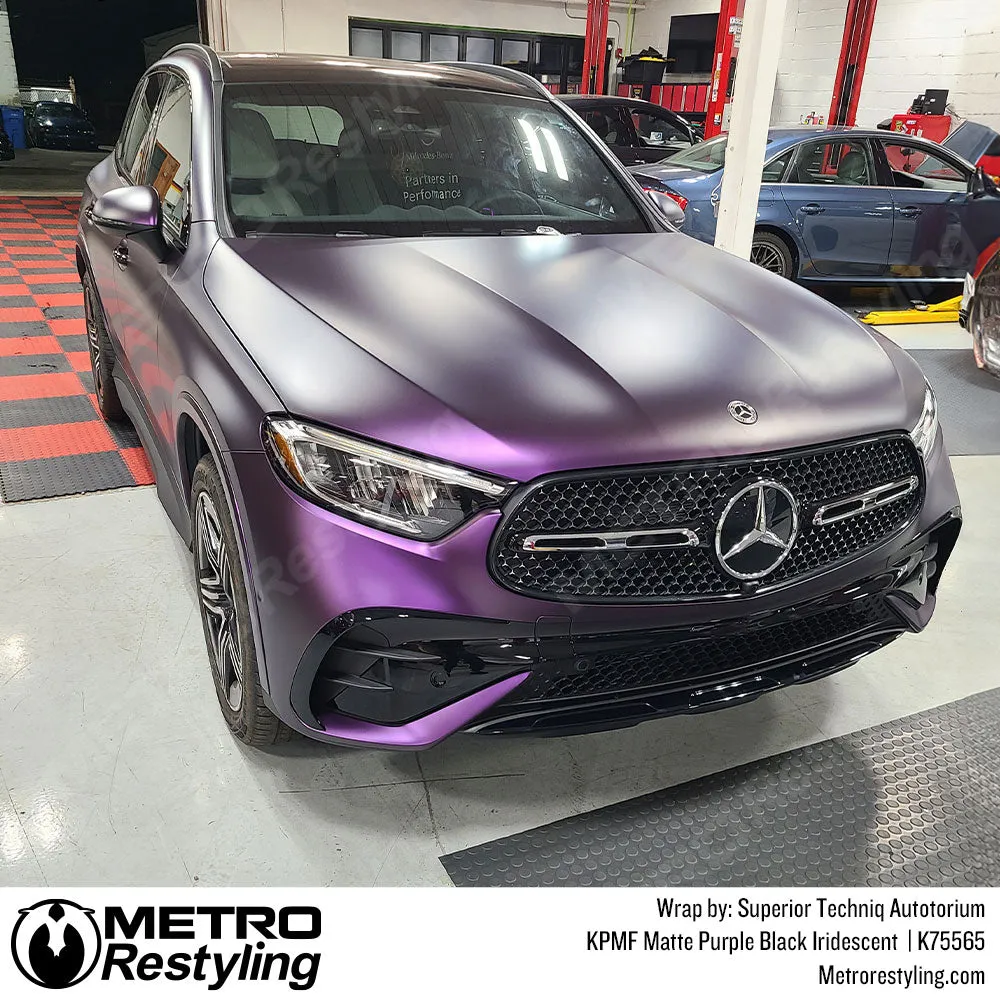 KPMF K75500 Matte Purple Black Iridescent Vinyl Wrap | K75565