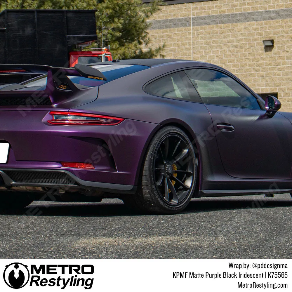 KPMF K75500 Matte Purple Black Iridescent Vinyl Wrap | K75565