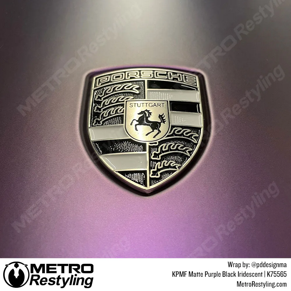 KPMF K75500 Matte Purple Black Iridescent Vinyl Wrap | K75565