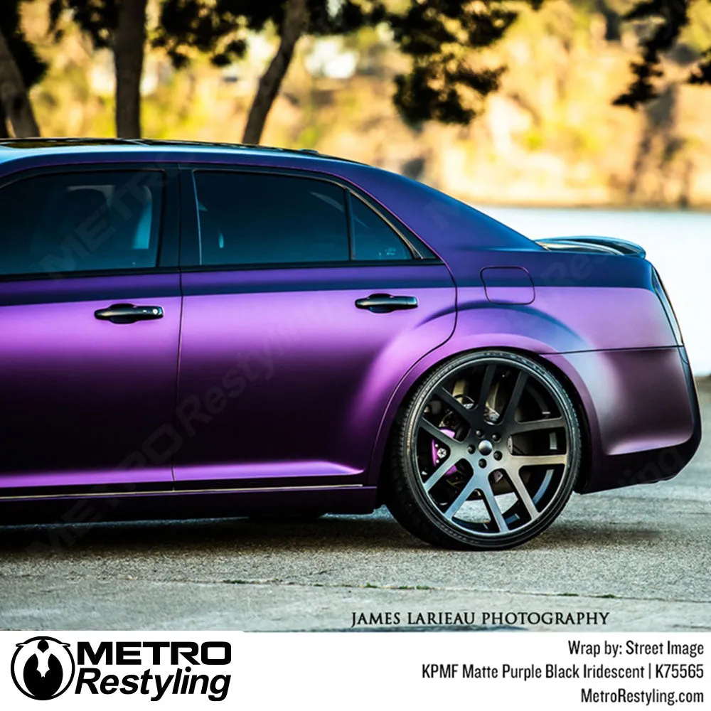 KPMF K75500 Matte Purple Black Iridescent Vinyl Wrap | K75565