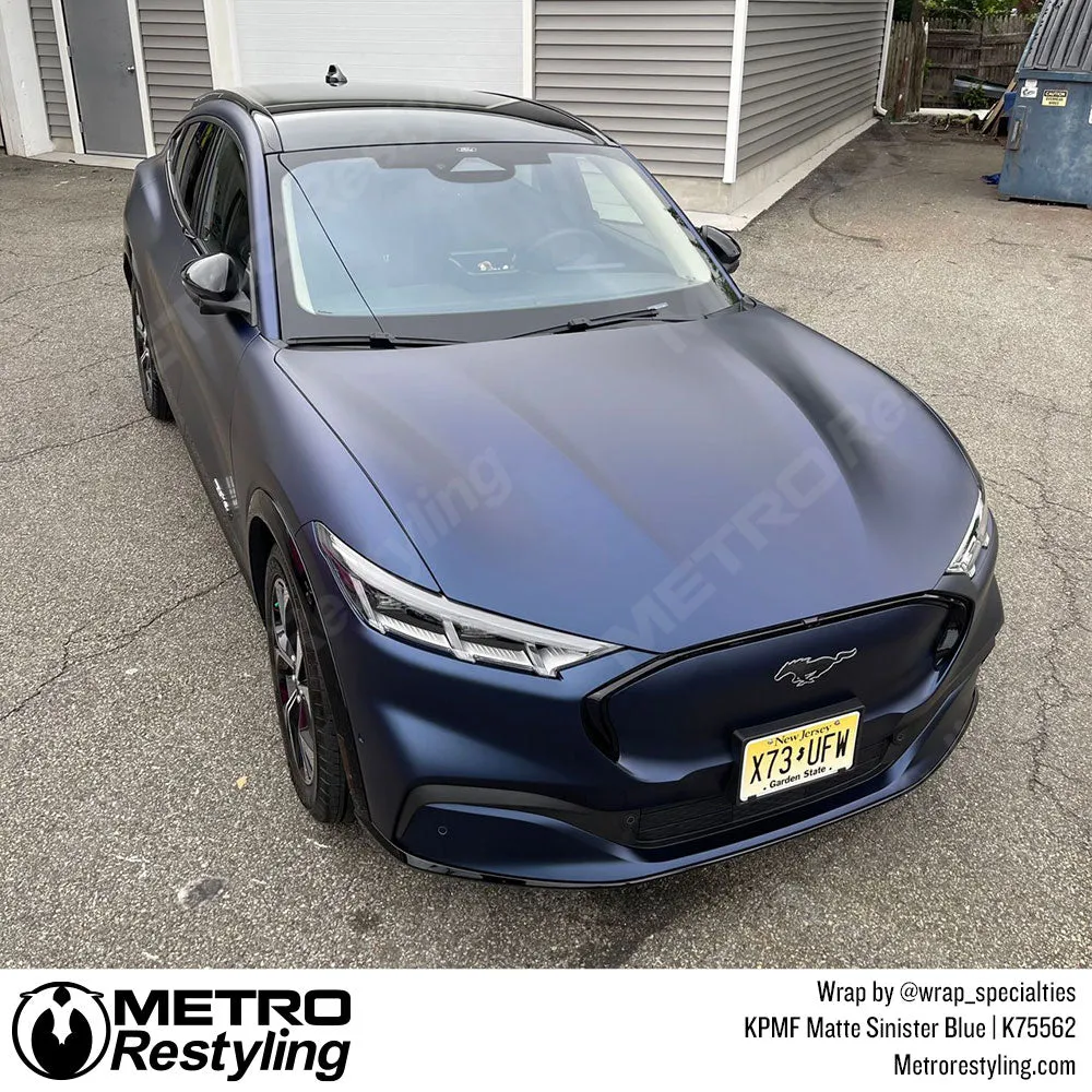KPMF K75500 Matte Sinister Blue Vinyl Wrap | K75562