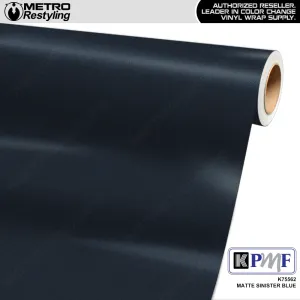 KPMF K75500 Matte Sinister Blue Vinyl Wrap | K75562