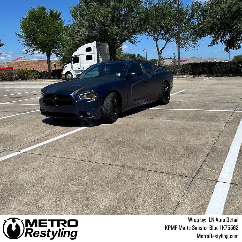 KPMF K75500 Matte Sinister Blue Vinyl Wrap | K75562