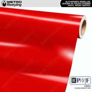 KPMF K88000 Gloss Bright Red Vinyl Wrap | K88053 (Special Order)