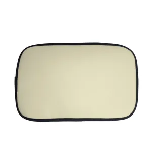 Luxe Faux Leather Center Console Pad Beige
