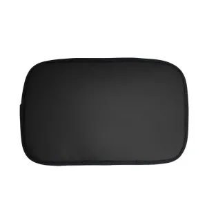 Luxe Faux Leather Center Console Pad Black