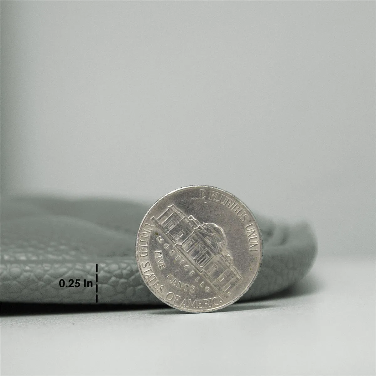 Luxury Universal Liners Heavy Duty Faux Leather Non-Slip Floor Mats Diamond Design - Full Set Gray