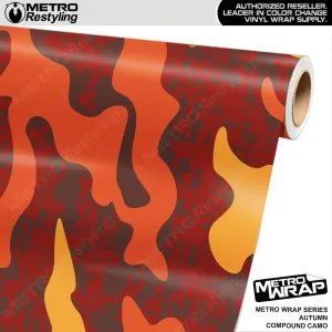 Metro Wrap Compound Autumn Camouflage Vinyl Film