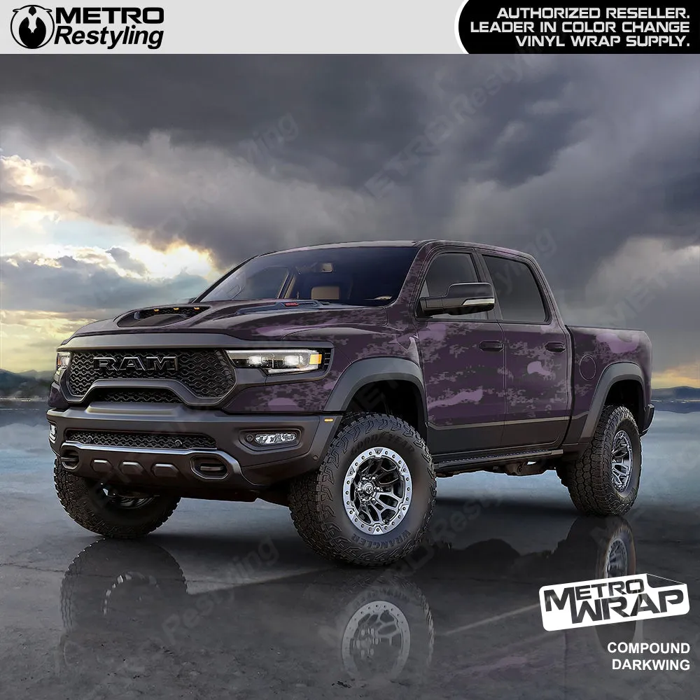 Metro Wrap Compound Darkwing Camouflage Vinyl Film