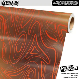 Metro Wrap Damascus Autumn Camouflage Vinyl Film