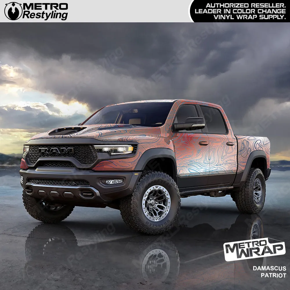 Metro Wrap Damascus Patriot Camouflage Vinyl Film