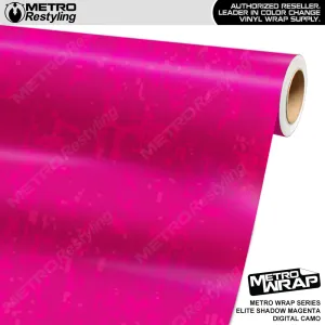 Metro Wrap Digital Elite Shadow Magenta Camouflage Vinyl Film