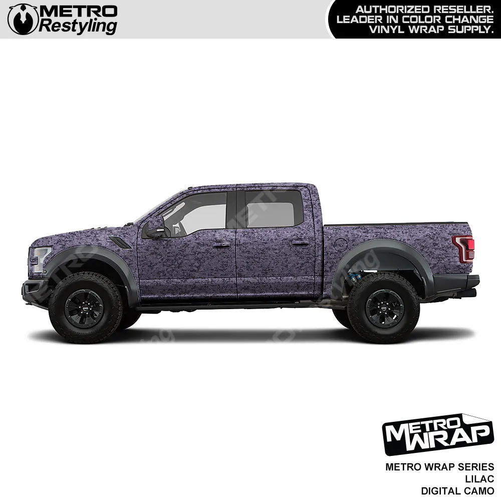 Metro Wrap Digital Lilac Camouflage Vinyl Film