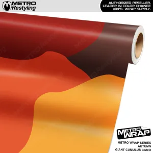 Metro Wrap Giant Cumulus Autumn Camouflage Vinyl Film