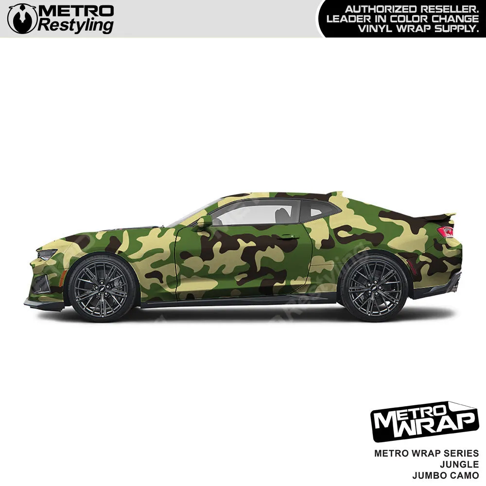 Metro Wrap Jumbo Classic Jungle Camouflage Vinyl Film