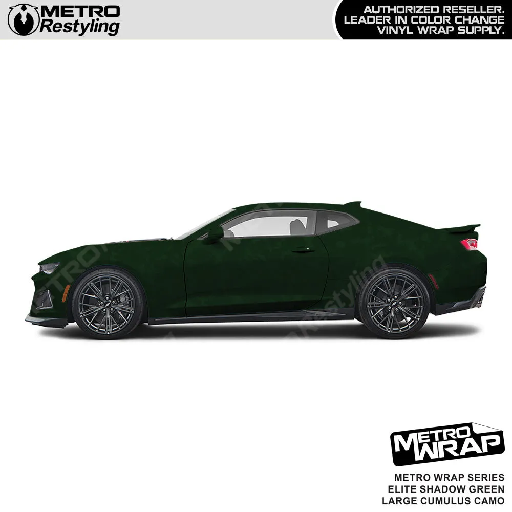 Metro Wrap Large Cumulus Elite Shadow Green Camouflage Vinyl Film