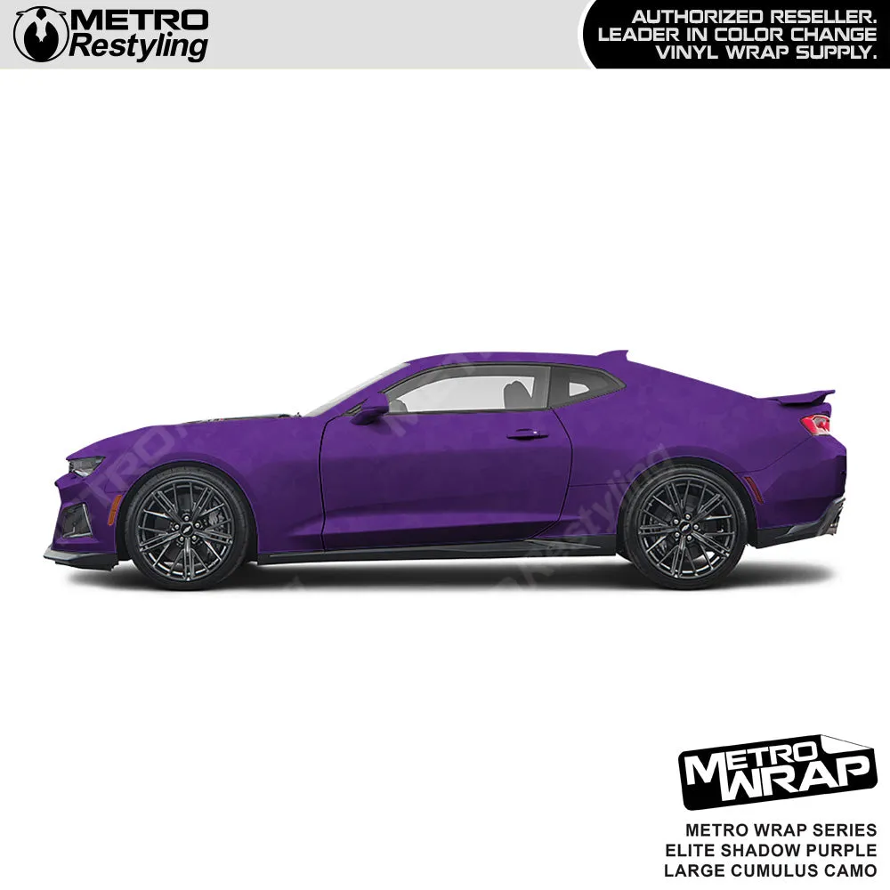 Metro Wrap Large Cumulus Elite Shadow Purple Camouflage Vinyl Film