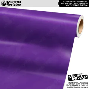 Metro Wrap Large Ragged Elite Shadow Purple Camouflage Vinyl Film