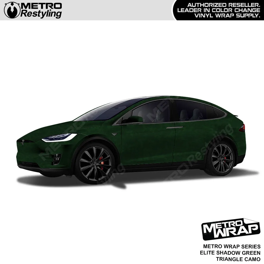 Metro Wrap Large Triangle Elite Shadow Green Camouflage Vinyl Film
