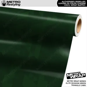 Metro Wrap Large Triangle Elite Shadow Green Camouflage Vinyl Film