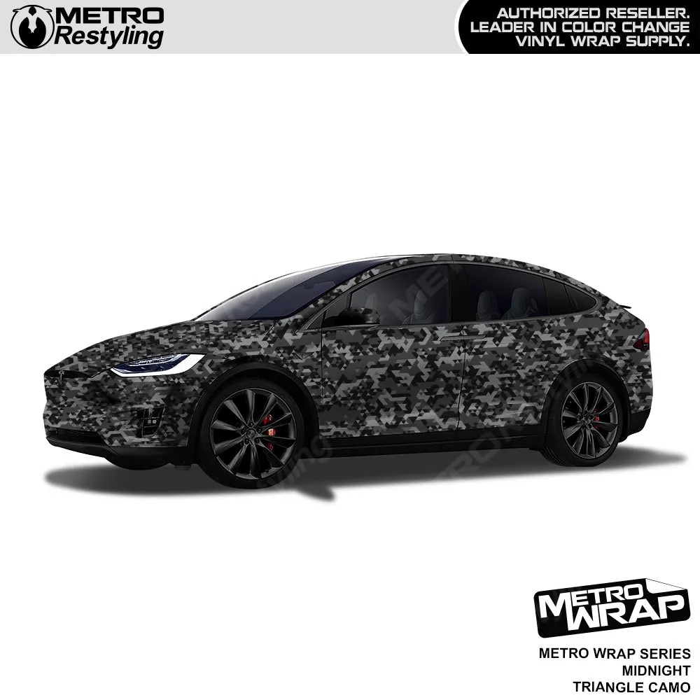 Metro Wrap Large Triangle Midnight Camouflage Vinyl Film