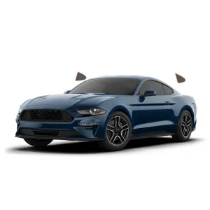 MotoShield Pro Premium Professional 2mil Ceramic Window Tint Film for 2010-2014 Ford Mustang— (Rear Driver/ Passenger 15%)   Lifetime Warranty