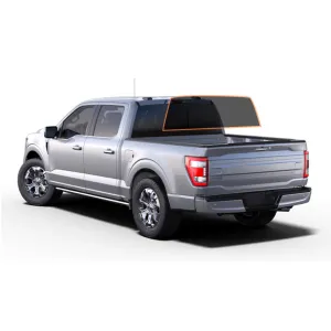 MotoShield Pro Premium Professional 2mil Ceramic Window Tint Film for 2021-2022 Ford F150 4 Door Crew Cab — (Solid Rear Windshield 15%)   Lifetime Warranty