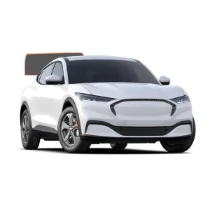 MotoShield Pro Premium Professional 2mil Ceramic Window Tint Film for 2021-2022 Ford Mustang Mach E — (Rear Windshield 5%)   Lifetime Warranty
