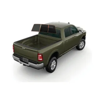 MotoShield Pro Premium Professional 2mil Precut Ceramic Window Tint Film for 2009-2018 Dodge Ram 1500 Quad Cab — (3pc Rear Windshield 15%)   Lifetime Warranty