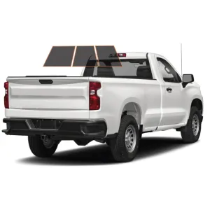 MotoShield Pro Premium Professional 2mil Precut Ceramic Window Tint Film for 2010-2021 Dodge Ram 2500 Standard Cab — (3pc Rear Windshield 5%)   Lifetime Warranty
