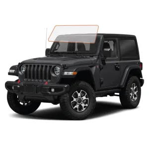 MotoShield Pro Premium Professional 2mil Precut Ceramic Window Tint Film for 2011-2017 Jeep Wrangler 2 Door Hard Top — (Front Windshield 50%)   Lifetime Warranty