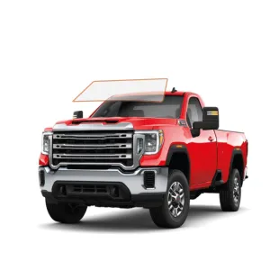 MotoShield Pro Premium Professional 2mil Precut Ceramic Window Tint Film for 2014-2019 GMC Sierra 2500 Standard Cab — (Front Windshield 75%)   Lifetime Warranty